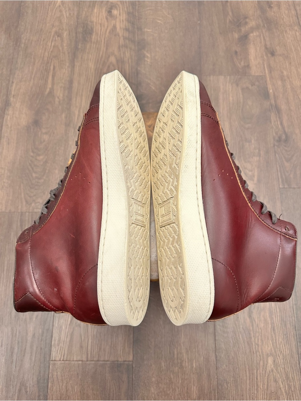 Horween Leather Co. x Converse Pro Burgundy Sneakers, Men’s 11.5, Women’s 13 - Picture 7 of 11